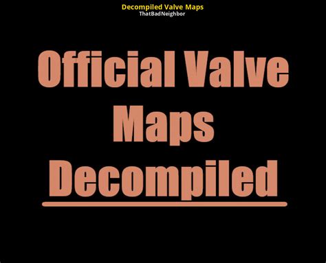 tf2 decompiled maps|Iba pa.